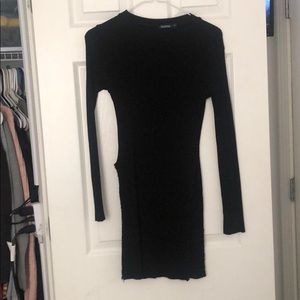 Boohoo Split side shirt